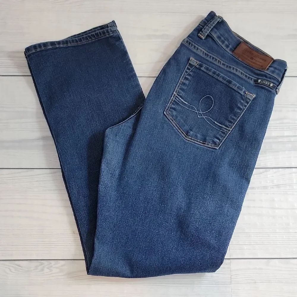 Lucky Brand Sofia Blue Denim Straight Leg Jeans Womens Size 10
